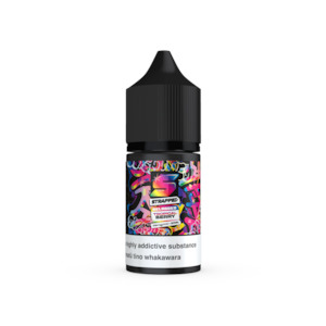 Internet only: Strapped Reloaded Salts 30ml 35mg - Tropical Berry (Super Rainbow Candy)