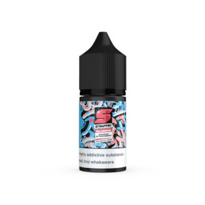 Strapped Reloaded Salts 30ml 35mg - Banana Strawberry (Bubblegum Drumstick)