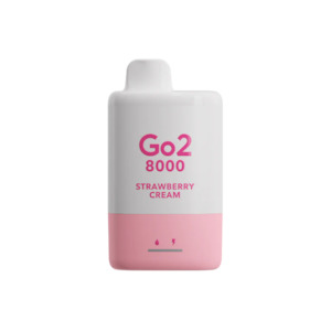 Go2 8000 Disposable Vape - Strawberry Cream