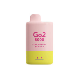 Go2 8000 Disposable Vape - Strawberry Banana