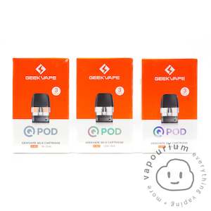 Replacement Pods: Geekvape Q Replacement Pods - 3 Pack