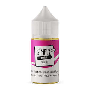 Imported Nicotine Salts: Simply Salts - Berry - 30ml