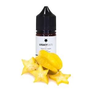 Nz Eliquids: Legacy Salts - Tropical Grape (ex-Starfruit) - 30ml