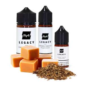 Tobacco Eliquids: Legacy - Caramel Tobacco (ex-RY4 Blend)