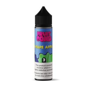 Imported Nicotine Salts: Fruit Bomb - Grape Apple - 60ml (Low Mg Nic Salt)