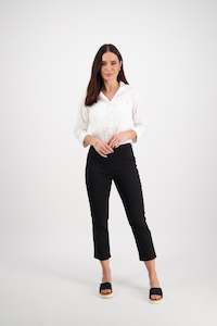 Products: 274LW Black - Plain Slim Leg 7/8 Length Lightweight Pull On