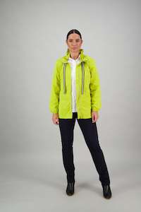 Jackets All: 2082 Lime - Elastic Neckline Jacket with Contrast Trims