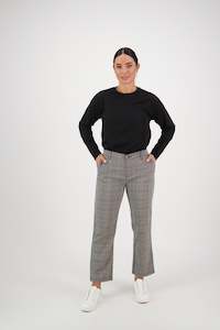 5963AK Kent - Slim Leg 7/8 Length Pant with Elastic Back Waistband