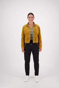 4051M Mustard  - Pinwale Cord Denim Jacket