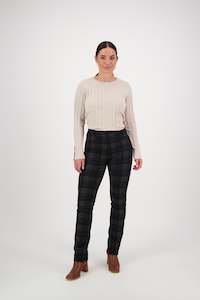 Pull On Pants Outlet: 234 Surrey - Slim Leg Full Length Ponti Pull On