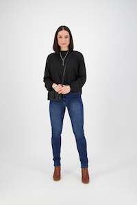 5780 Blue Denim - Skinny Leg Full Length Jean