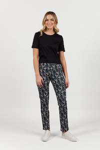 S234 Aspen - Slim Leg Full Length Printed Pull On