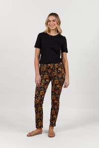 S234 Royal - Slim Leg Full Length Printed Pull On