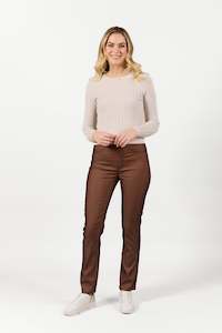 Pull On Pants All: S234 Tiger Velvet - Slim Leg Full Length Pull On