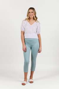 Pull On Pants All: S271LW New Mint - Skinny Leg 7/8 Length Lightweight Pull On