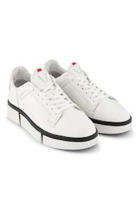 VS-002 White/White/Black - Sneaker