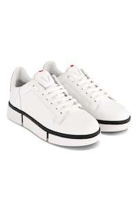 VS-001 White/White/Black - Sneaker