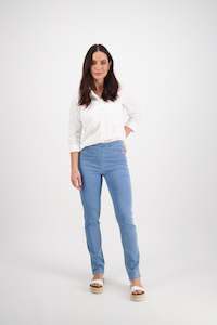 234 Ice - Slim Leg Full Length Lightweight Denim Pull On