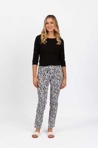 234LW Accent - Printed Slim Leg Full Length Lightweight Pull On