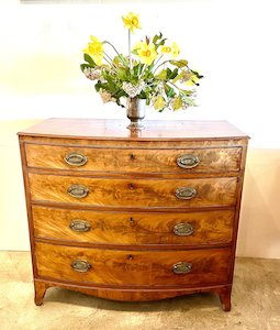 Regency Bow front Chest