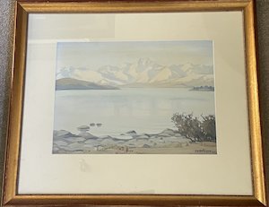 Lake Tekapo Watercolour