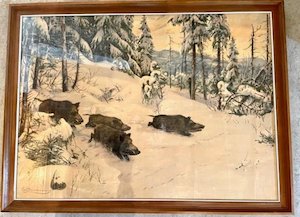 Antique: Wildlife Print