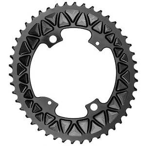 Absolute Black Shimano 4 Bolt 110 Bcd Sub Compact Chainring Oval