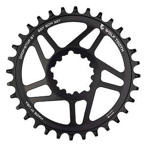 Wolf Tooth Sram Dm Round Drop Stop Chainring Boost Shimano Hg+