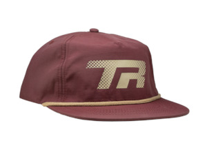 Transition Ridge Mount 5-Panel Hat Eggplant & Tan