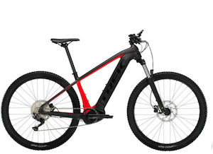 Bicycle and accessory: Trek Powerfly 4 Gen 4 2023 – Matte Black/Gloss Red