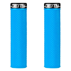 DEITY Supracush Lock-On Grips – Blue