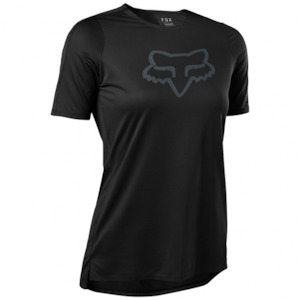 Bicycle and accessory: Fox Womens Flexair Short Sleeve Jersey – Black