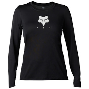 Fox Womens Ranger Tru Dri Long Sleeve Jersey – Black