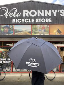 Bicycle and accessory: Velo Ronny’s Hurricane Umbrella