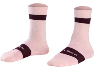 Trek Race Crew Cycling Socks – Blush Pink