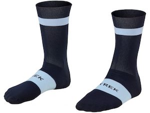 Trek Race Crew Cycling Socks – Deep Dark Blue/Light Blue