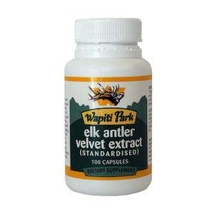 Wapiti Park: Elk Antler Velvet Extract (Standardised) 100 x 500mg