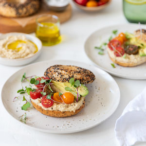 Gluten Freedom Everything Sourdough Bagels