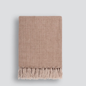 Gift: Millhouse Linen Throw | Clay