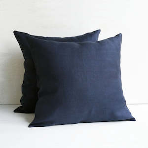 Linen Cushion  |  Navy