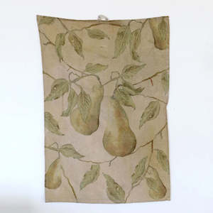 Gift: Branche de Poire Linen Tea Towel