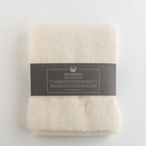 Gift: Organic Merino Scarf | Pearl