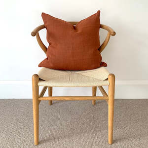 Linen Cushion  |  Burnt Orange