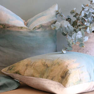 Island Summer Linen Cushion