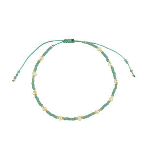 Gift: Green Coachella String Bracelet