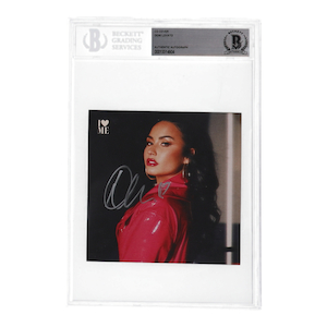 Signed and Encapsulated Demi Lovato ‘I Love Me’ CD Cover