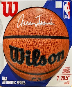 Signed Jerry West Basketball