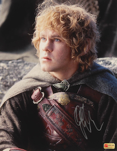 Signed Dominic Monaghan “The Lord of the Rings” Merry Photo