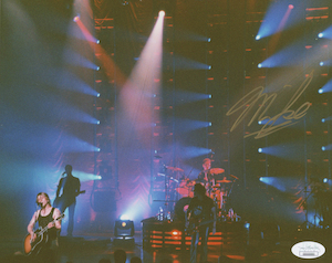 Signed Mike Malinin Goo Goo Dolls Photo