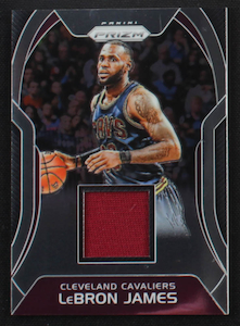 LeBron James Panini 2017-18 Prizm Sensational Swatches